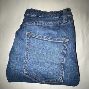 TOPMAN Skinny Fit Washed Blue Jeans - 32 X 32